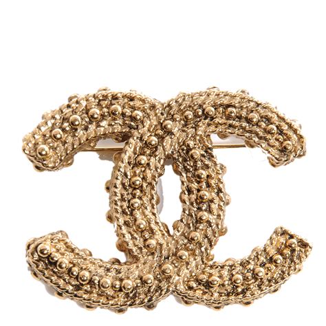 coco chanel gold brooch|chanel brooch cheap.